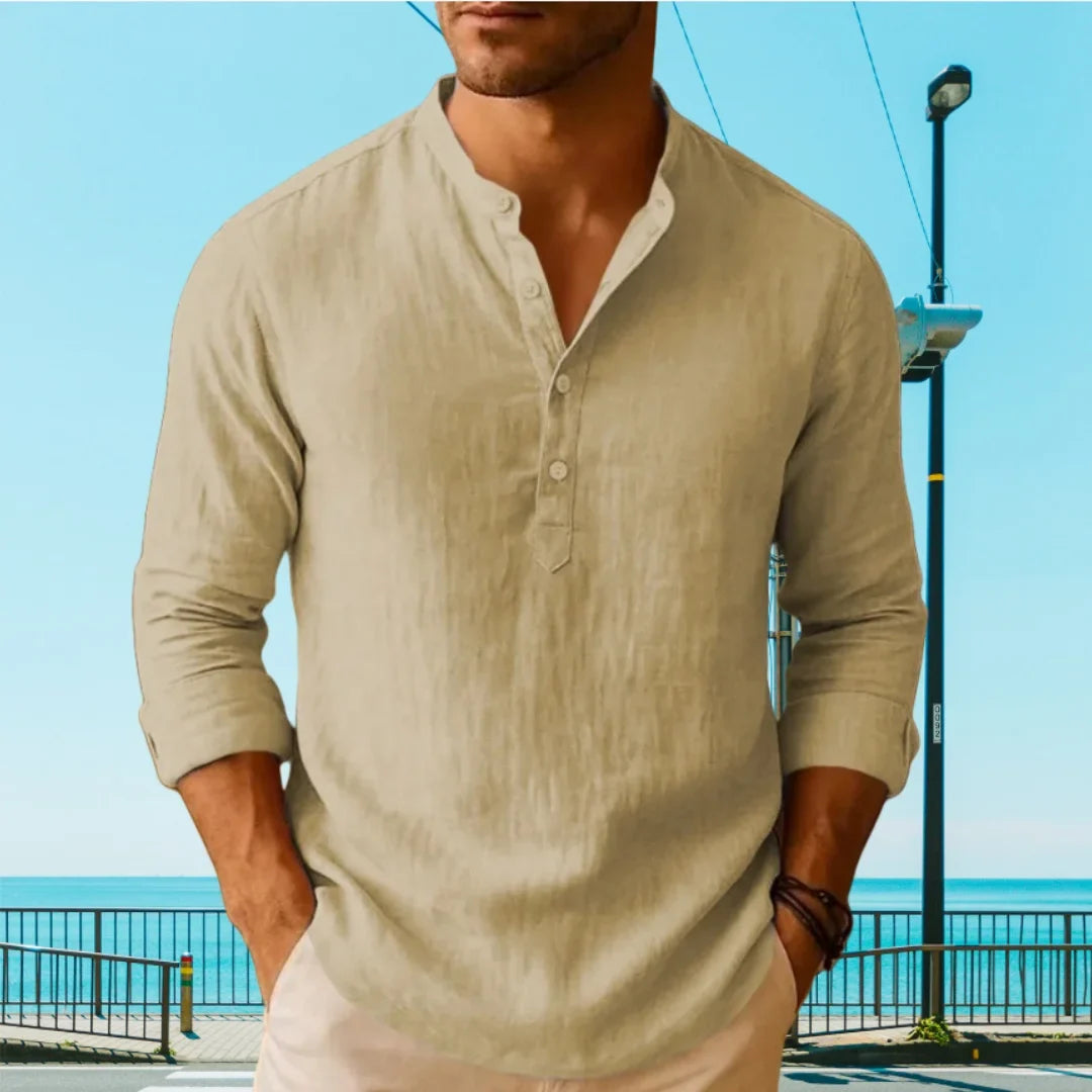 Men's Tropical Breeze Henley Shirt