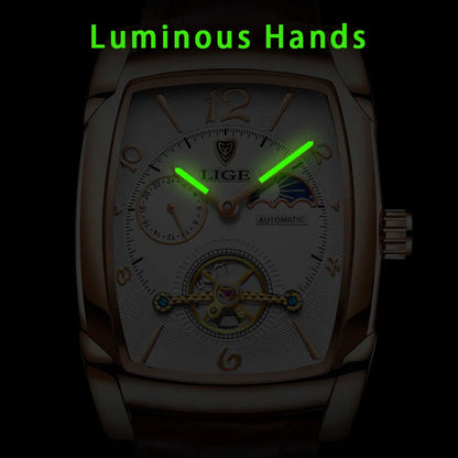 LIGE Men's Automatic Sport Watch