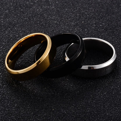 6MM Stainless Steel Couple Rings