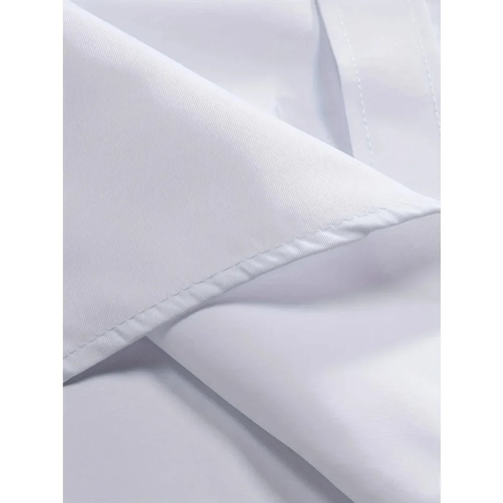 Men's Stylish Solid Long Sleeve Shirt