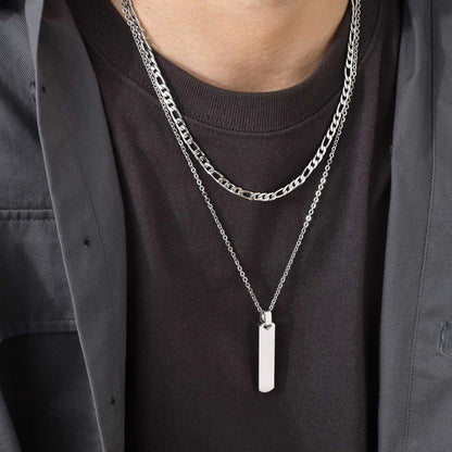 Dual Layered Men's Cuban Necklaces