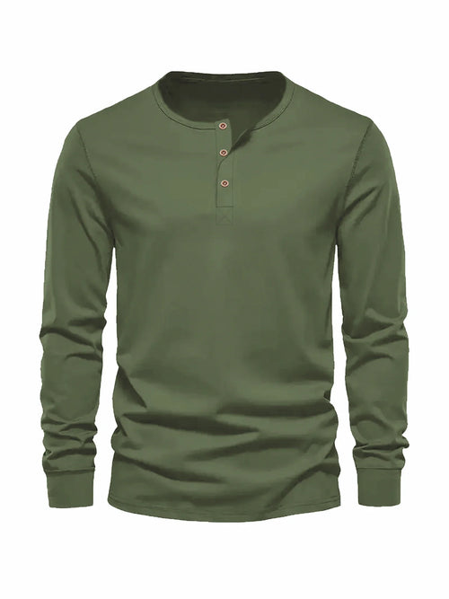 Slim Fit Henley Gym Tee