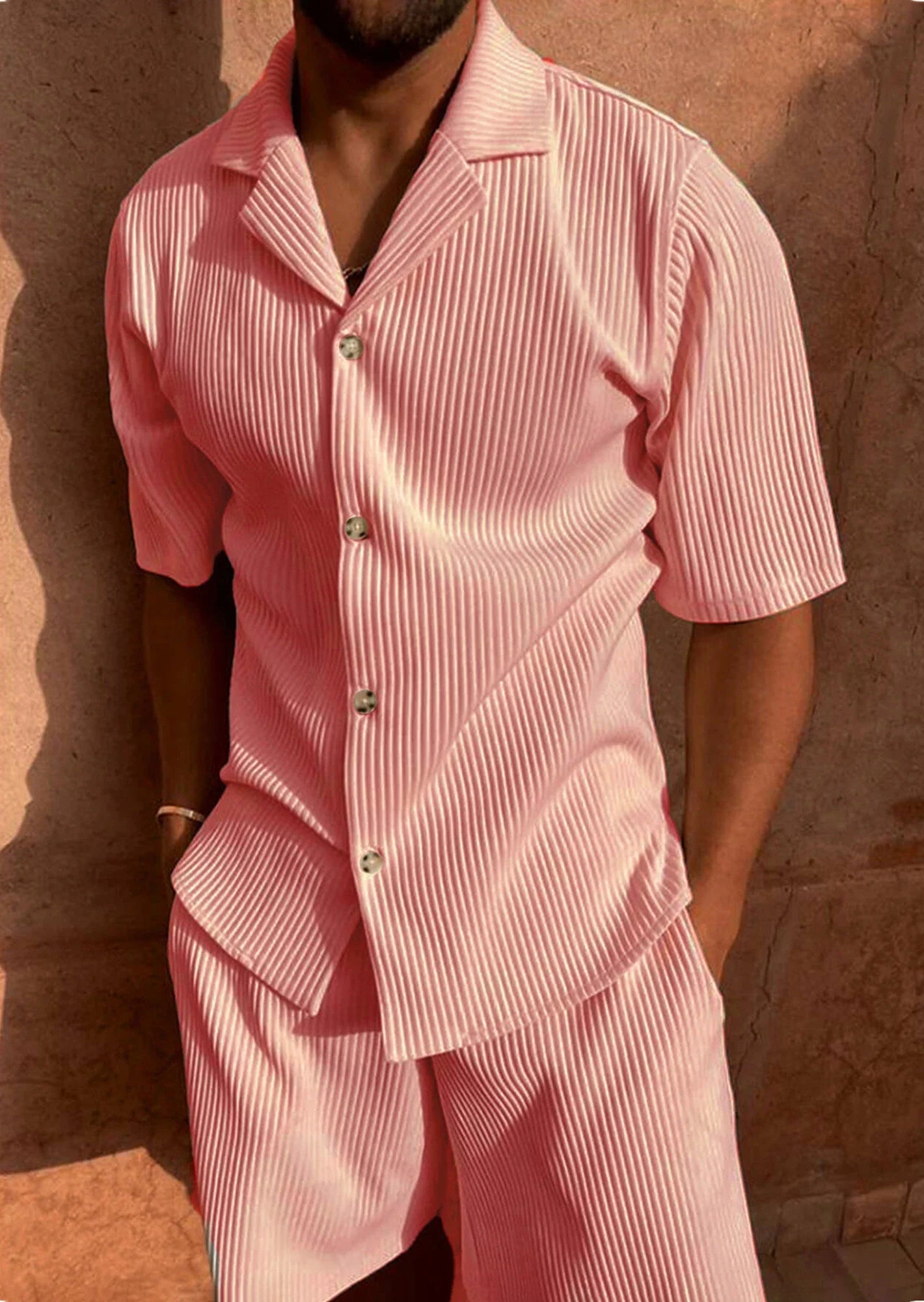 Corduroy Casual Beach Set