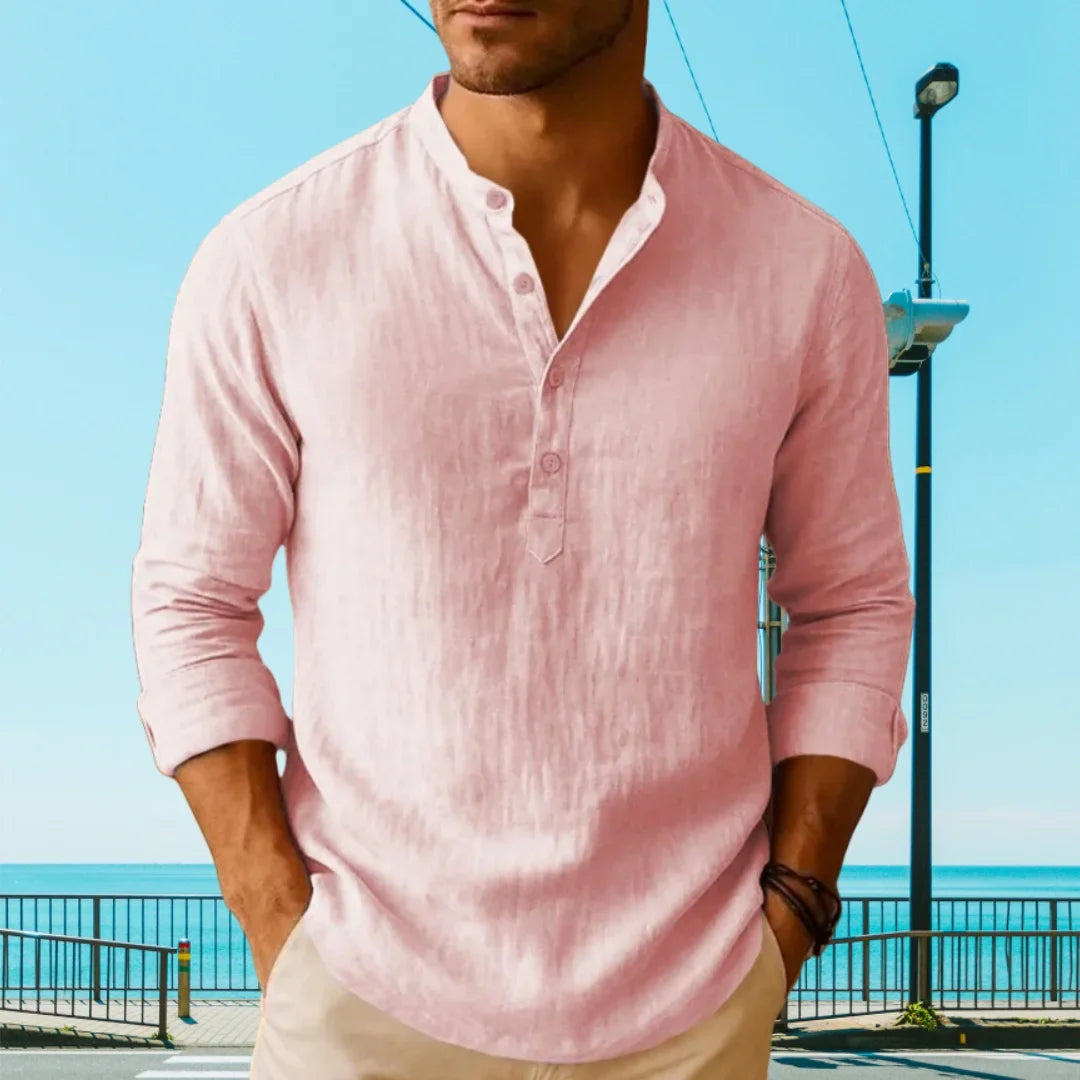 Men's Tropical Breeze Henley Shirt