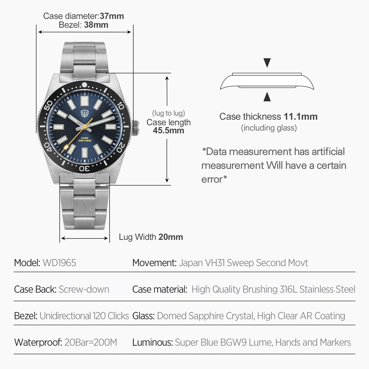 Luxury Waterproof Men's Quartz Watch